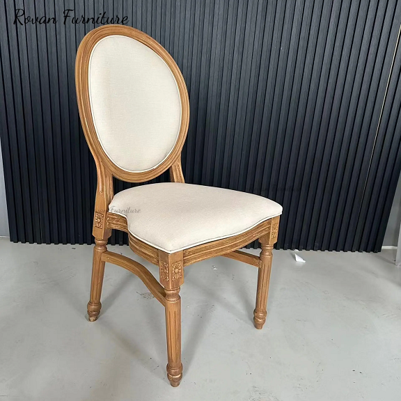 PP Resin Wood Grain Finish Cadeirydd Louis