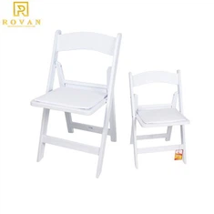 Kid Gwyn Resin Plyg Plastig Plygu Cadeirydd Plygadwy