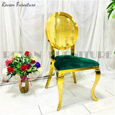 Cadeiriau Derbyn Priodas Aur Moethus