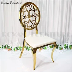 Priodas Cadeiryddion Bwyta Dur Di-staen Moethus